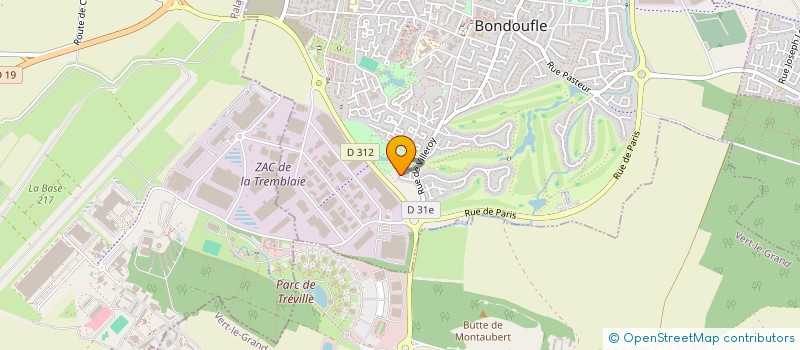 localisation de l'entreprise MADAME NOEMIE TRICOCHE à BONDOUFLE