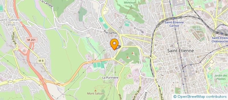 localisation de l'entreprise MADAME NOEMIE TROCHERIE  SAINT-ETIENNE