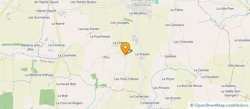 localisation de l'entreprise MADAME NOEMIE VARET  MINIAC-SOUS-BECHEREL