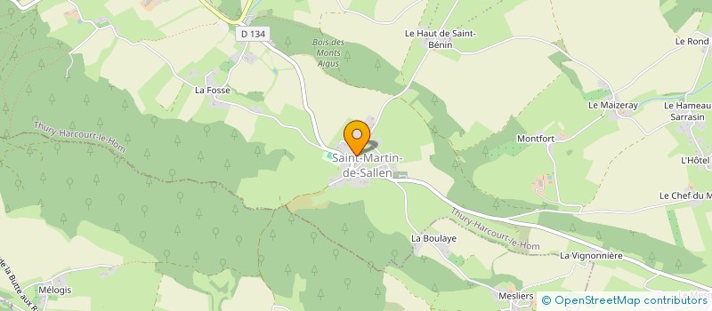 localisation de l'entreprise MADAME NOEMIE VAULEGEARD  THURY-HARCOURT-LE-HOM