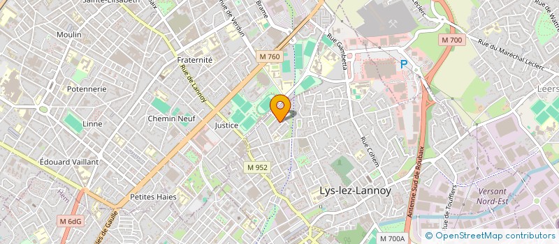 localisation de l'entreprise MADAME NOEMIE VEINMAN  LYS-LEZ-LANNOY