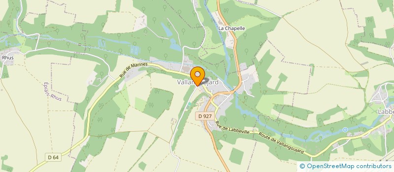 localisation de l'entreprise MADAME NOEMIE VERGNAUD  VALLANGOUJARD