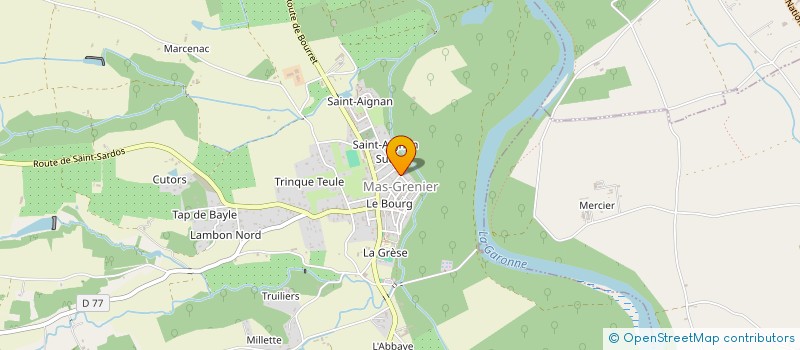 localisation de l'entreprise MADAME NOEMIE VERMEULEN  MAS-GRENIER