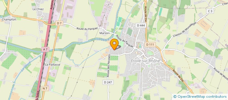 localisation de l'entreprise MADAME NOEMIE VIDANA  ETOILE-SUR-RHONE