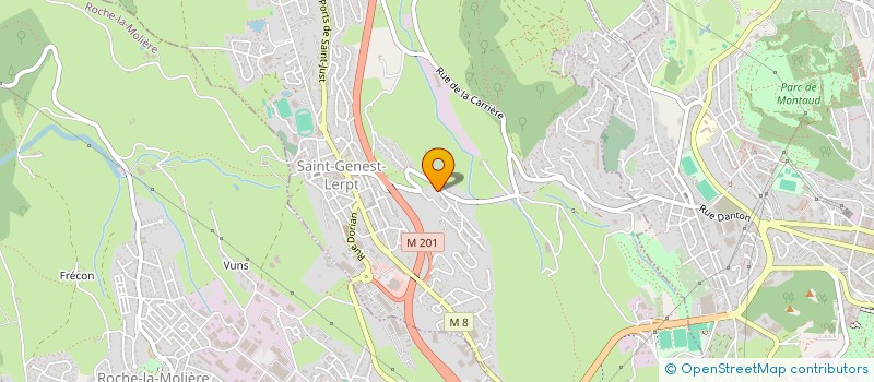 localisation de l'entreprise MADAME NOEMIE VINCENT  SAINT-GENEST-LERPT