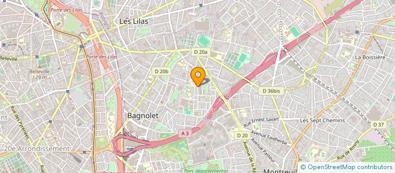 localisation de l'entreprise MADAME NOEMIE WAGNER à BAGNOLET
