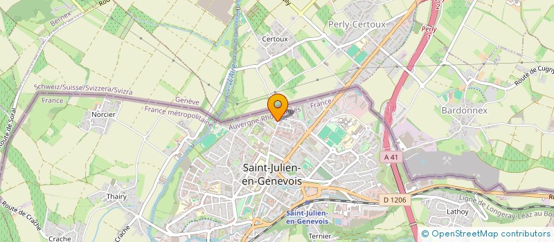 localisation de l'entreprise MADAME NOEMIE WEBER à SAINT-JULIEN-EN-GENEVOIS