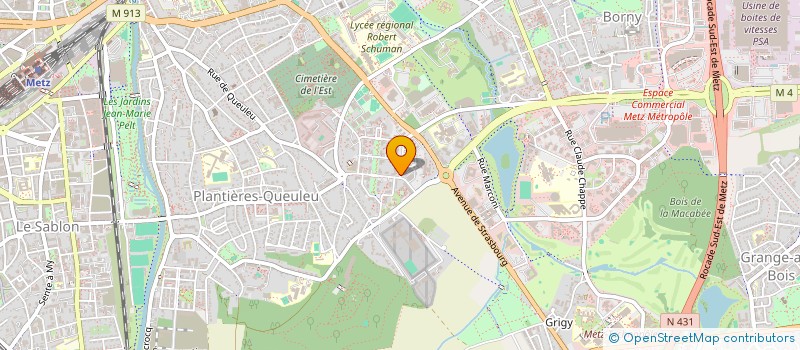 localisation de l'entreprise MADAME NOEMIE WINTERSTEIN  METZ