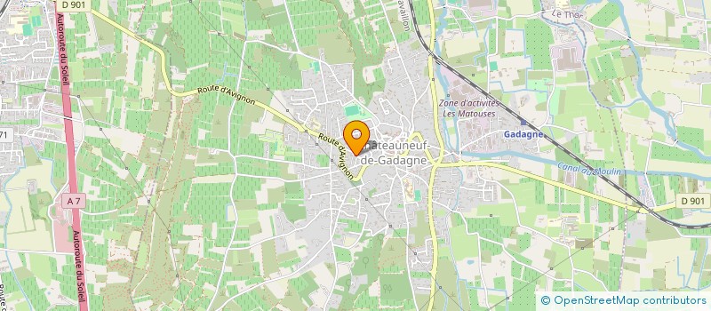 localisation de l'entreprise MADAME NOEMIE XUEREF  CHATEAUNEUF-DE-GADAGNE