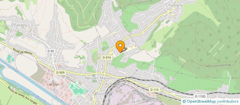 localisation de l'entreprise MADAME NOEMIE YGER  NEUVES-MAISONS