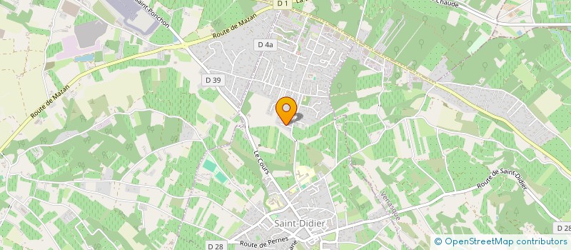 localisation de l'entreprise MADAME NOEMMY BONET  SAINT-DIDIER