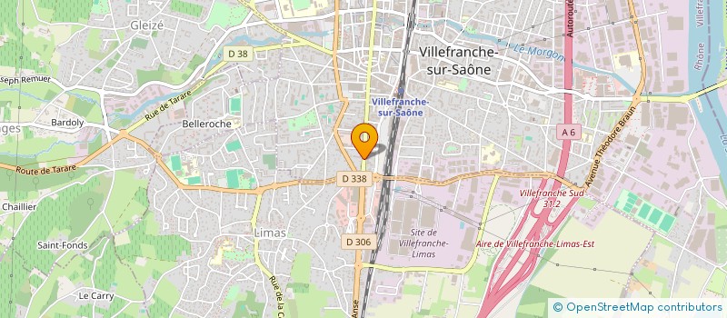 localisation de l'entreprise MADAME NOEMY COQUARD  VILLEFRANCHE-SUR-SAONE