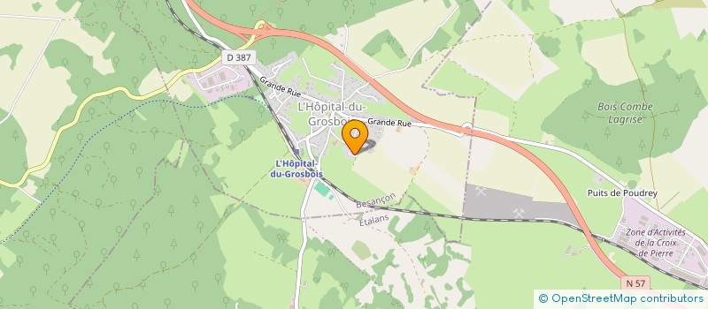 localisation de l'entreprise MADAME NOEMY CRIVELLI  L'HOPITAL-DU-GROSBOIS