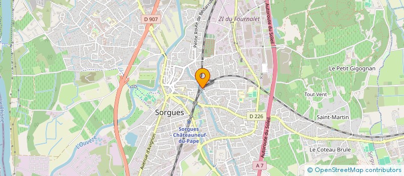 localisation de l'entreprise MADAME NOEMY HAAS  SORGUES