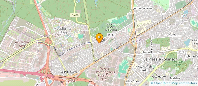 localisation de l'entreprise MADAME NOGAYE WADE à CLAMART