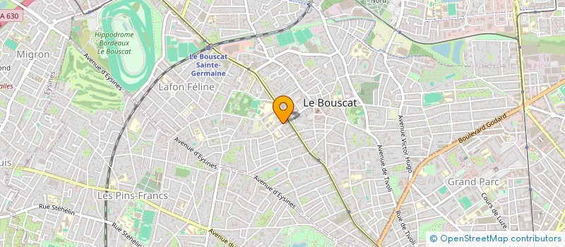 localisation de l'entreprise MADAME NOGNALE KONE à LE BOUSCAT