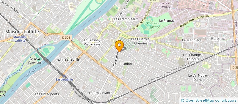 localisation de l'entreprise MADAME NOGOSSON SOUMAHORO à SARTROUVILLE