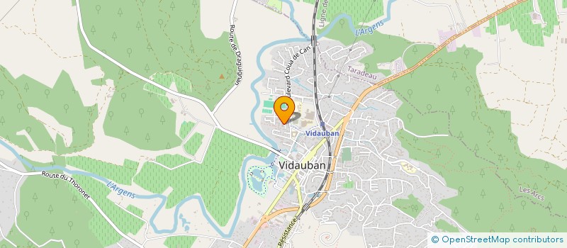 localisation de l'entreprise MADAME NOGOYE FALL à VIDAUBAN