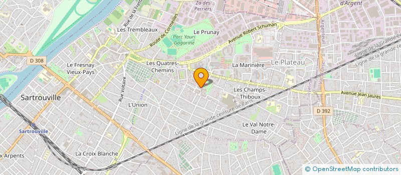 localisation de l'entreprise MADAME NOHA ATTOUM à SARTROUVILLE