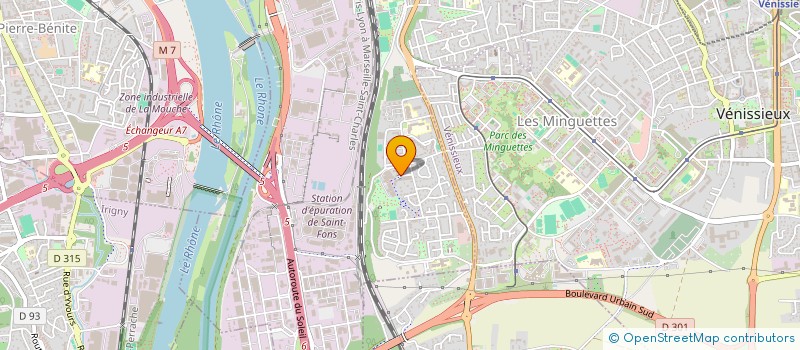 localisation de l'entreprise MADAME NOHEILA BERRHOUT  SAINT-FONS