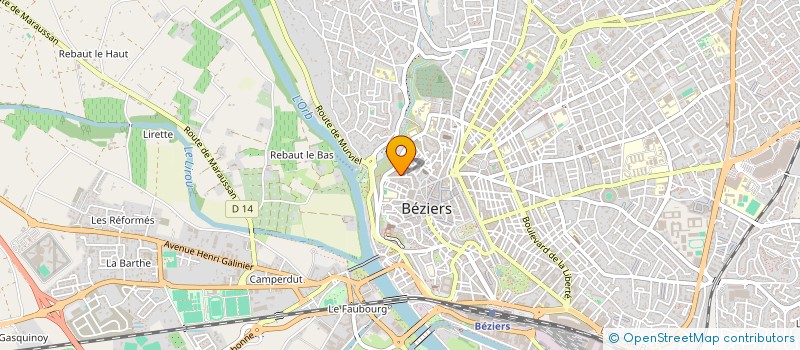 localisation de l'entreprise MADAME NOHEILA BOUSSETTA à BEZIERS