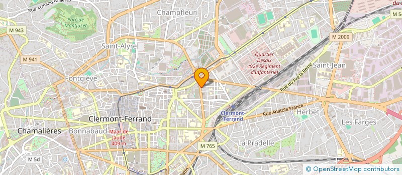 localisation de l'entreprise MADAME NOHEMIE LALOU  CLERMONT-FERRAND