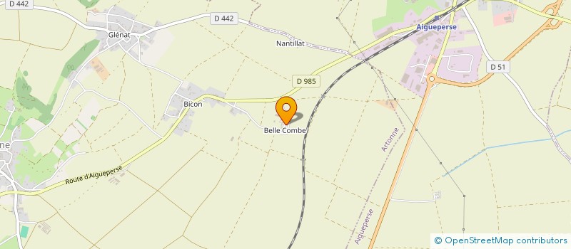 localisation de l'entreprise MADAME NOHEMIE RIBEIRO  ARTONNE