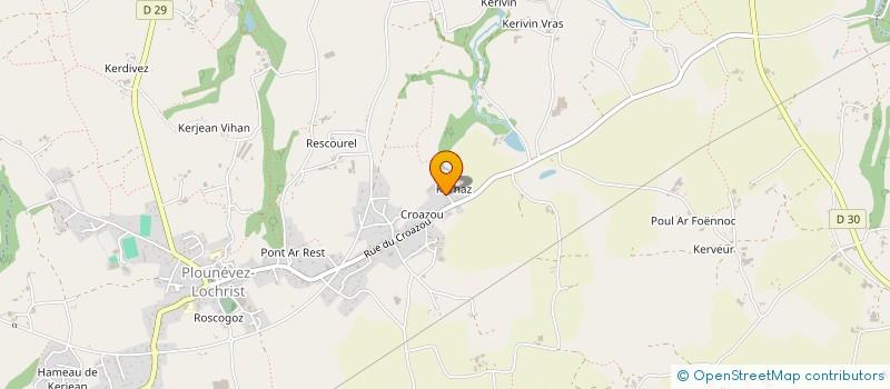 localisation de l'entreprise MADAME NOHORA SILVA TORRES  PLOUNEVEZ-LOCHRIST