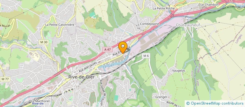 localisation de l'entreprise MADAME NOHRA ELHAMMAMI  RIVE-DE-GIER