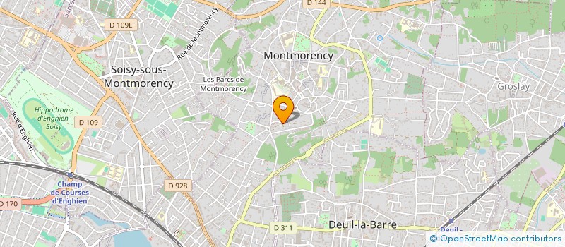 localisation de l'entreprise MADAME NOHRA MEDJAHED  MONTMORENCY