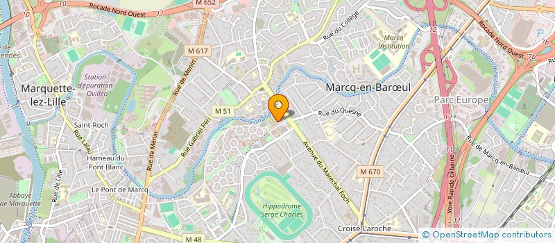localisation de l'entreprise MADAME NOKUKHANYA MAKHOSAZA BHENGU à MARCQ-EN-BARŒUL