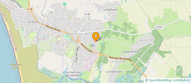 localisation de l'entreprise MADAME NOLANE CAPPELAERE à BREM-SUR-MER