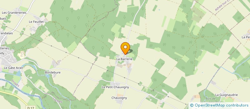 localisation de l'entreprise MADAME NOLANE THAUVIN  COURCAY