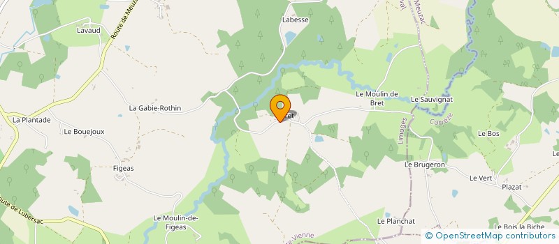 localisation de l'entreprise MADAME NOLENE WHITING à COUSSAC-BONNEVAL