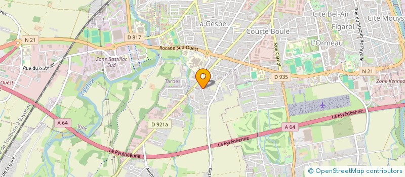 localisation de l'entreprise MADAME NOLENN RUIZ à TARBES