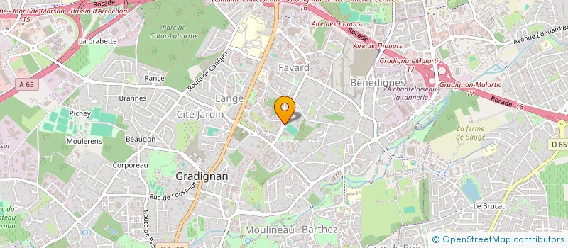 localisation de l'entreprise MADAME NOLIA TOURON à GRADIGNAN