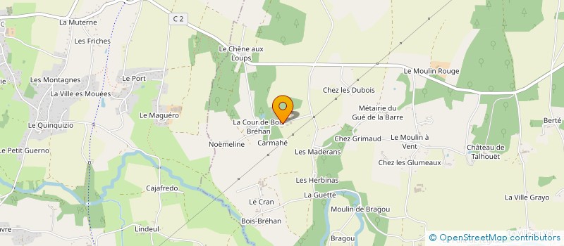 localisation de l'entreprise MADAME NOLVENE DANILO à PLUHERLIN