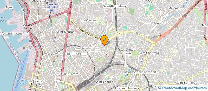 localisation de l'entreprise MADAME NOLVENE SCHULZE à MARSEILLE