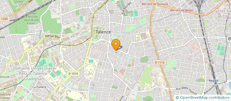 localisation de l'entreprise MADAME NOLWEN BLEAS  TALENCE