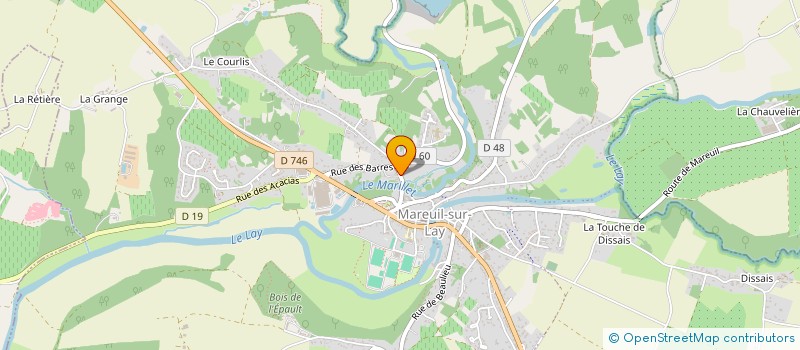 localisation de l'entreprise MADAME NOLWEN BOLEIS à MAREUIL-SUR-LAY-DISSAIS