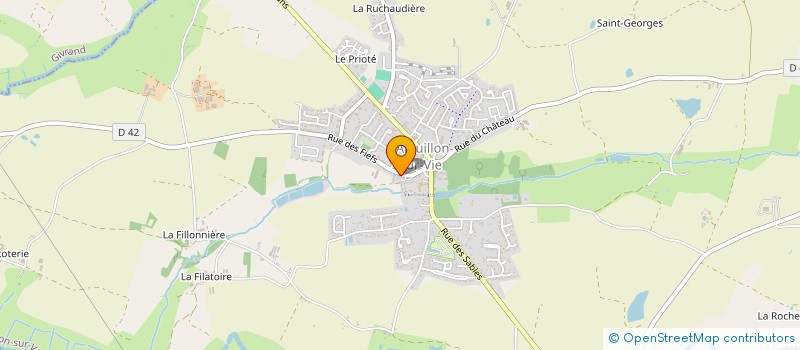 localisation de l'entreprise MADAME NOLWEN BOUDARD  L'AIGUILLON-SUR-VIE