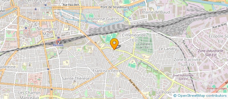 localisation de l'entreprise MADAME NOLWEN CHOQUET  RENNES