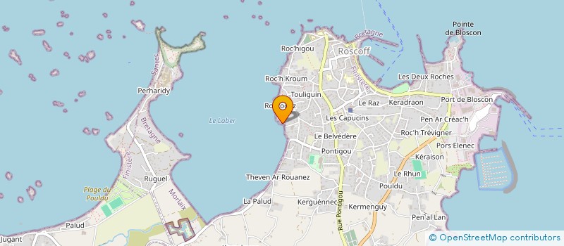 localisation de l'entreprise MADAME NOLWEN COLIN  ROSCOFF