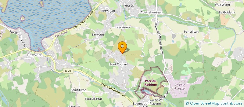 localisation de l'entreprise MADAME NOLWEN GUILLEMIN  PLEUMEUR-BODOU