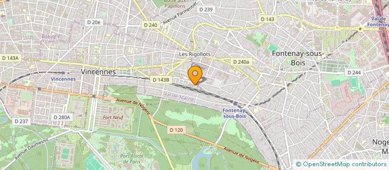 localisation de l'entreprise MADAME NOLWEN HERVET à VINCENNES