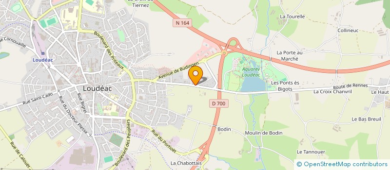 localisation de l'entreprise MADAME NOLWEN RISSEL à LOUDEAC