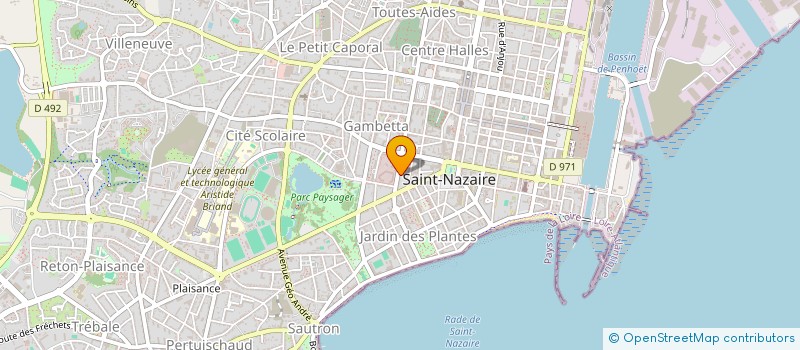 localisation de l'entreprise MADAME NOLWEN THIERY à SAINT-NAZAIRE