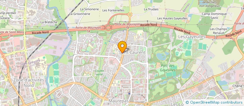 localisation de l'entreprise MADAME NOLWEN VANHOORDE  RENNES