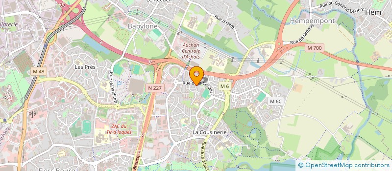 localisation de l'entreprise MADAME NOLWEN WELAHOUEGUI à VILLENEUVE-D'ASCQ