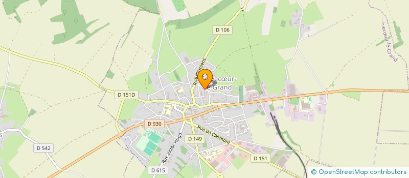 localisation de l'entreprise MADAME NOLWENE SCHMITT  CREVECUR-LE-GRAND